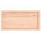 vidaXL Table Top 80x40x(2-4) cm Untreated Solid Wood Oak