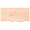 vidaXL Table Top 80x40x(2-6) cm Untreated Solid Wood Oak
