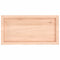 vidaXL Table Top 80x40x(2-6) cm Untreated Solid Wood Oak