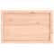 vidaXL Table Top 80x50x(2-4) cm Untreated Solid Wood Oak