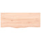 vidaXL Table Top 100x40x(2-4) cm Untreated Solid Wood Oak