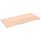 vidaXL Table Top 100x50x2 cm Untreated Solid Wood Oak