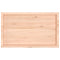 vidaXL Table Top 100x60x(2-6) cm Untreated Solid Wood Oak