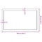 vidaXL Table Top 100x60x(2-6) cm Untreated Solid Wood Oak