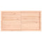 vidaXL Table Top 120x60x(2-4) cm Untreated Solid Wood Oak