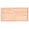 vidaXL Table Top 120x60x(2-6) cm Untreated Solid Wood Oak