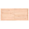 vidaXL Table Top 140x60x(2-4) cm Untreated Solid Wood Oak