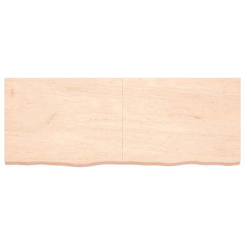 vidaXL Table Top 160x60x(2-6) cm Untreated Solid Wood Oak