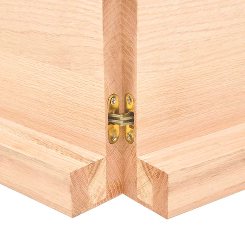 vidaXL Table Top 180x50x(2-6) cm Untreated Solid Wood Oak