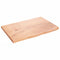 vidaXL Table Top Light Brown 60x40x2 cm Treated Solid Wood Oak
