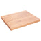 vidaXL Table Top Light Brown 60x50x2 cm Treated Solid Wood Oak