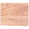 vidaXL Table Top Light Brown 60x50x2 cm Treated Solid Wood Oak