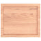 vidaXL Table Top Light Brown 60x50x(2-4) cm Treated Solid Wood Oak