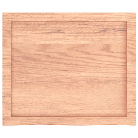vidaXL Table Top Light Brown 60x50x(2-6) cm Treated Solid Wood Oak