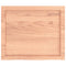 vidaXL Table Top Light Brown 60x50x(2-6) cm Treated Solid Wood Oak