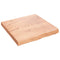 vidaXL Table Top Light Brown 60x60x(2-6) cm Treated Solid Wood Oak
