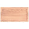 vidaXL Table Top Light Brown 80x40x(2-4) cm Treated Solid Wood Oak