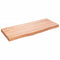 vidaXL Table Top Light Brown 100x40x(2-6) cm Treated Solid Wood Oak