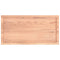 vidaXL Table Top Light Brown 100x50x(2-4) cm Treated Solid Wood Oak