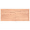 vidaXL Table Top Light Brown 120x50x(2-4) cm Treated Solid Wood Oak