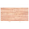 vidaXL Table Top Light Brown 120x60x(2-6) cm Treated Solid Wood Oak