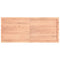 vidaXL Table Top Light Brown 140x60x(2-4) cm Treated Solid Wood Oak