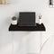 vidaXL Table Top Dark Brown 60x50x(2-6) cm Treated Solid Wood Oak