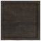 vidaXL Table Top Dark Brown 60x60x(2-6) cm Treated Solid Wood Oak