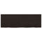 vidaXL Table Top Dark Brown 120x40x(2-4) cm Treated Solid Wood Oak