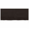 vidaXL Table Top Dark Brown 120x50x(2-4) cm Treated Solid Wood Oak