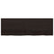 vidaXL Table Top Dark Brown 180x60x(2-4) cm Treated Solid Wood Oak