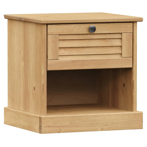 vidaXL Bedside Cabinet VIGO 42x35x42 cm Solid Wood Pine