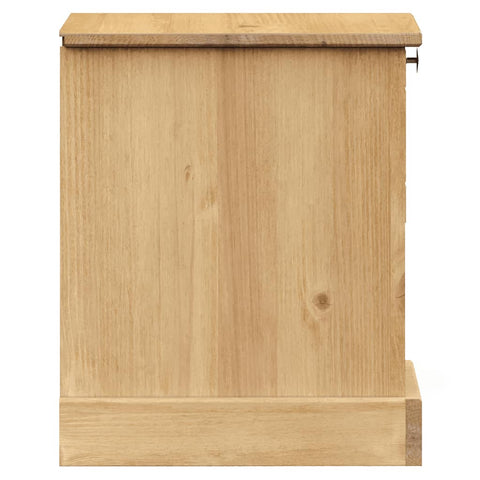 vidaXL Bedside Cabinet VIGO 42x35x42 cm Solid Wood Pine