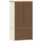 vidaXL Wardrobe VIGO White 90x55x170 cm Solid Wood Pine