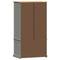 vidaXL Wardrobe VIGO Grey 90x55x170 cm Solid Wood Pine