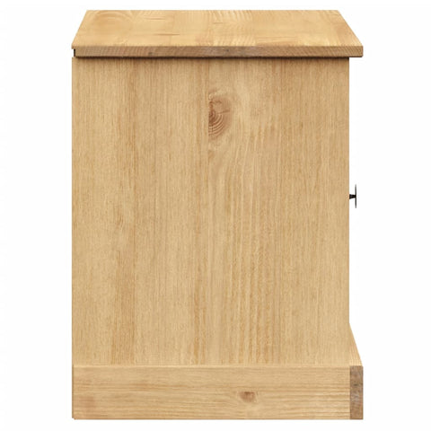 vidaXL Shoe Bench VIGO 106x35x45 cm Solid Wood Pine