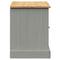 vidaXL Shoe Bench VIGO Grey 106x35x45 cm Solid Wood Pine