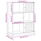vidaXL Bookcase VIGO Grey 90x35x114.5 cm Solid Wood Pine