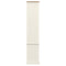 vidaXL Glass Display Cabinet VIGO White 85x35x170 cm Solid Wood Pine