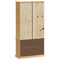 vidaXL Bookcase VIGO 85x35x170 cm Solid Wood Pine