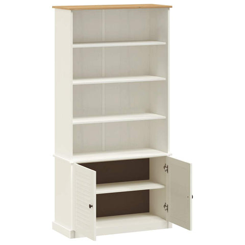 vidaXL Bookcase VIGO White 85x35x170 cm Solid Wood Pine