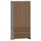 vidaXL Bookcase VIGO Grey 85x35x170 cm Solid Wood Pine