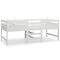 vidaXL Bed Frame without Mattress White 90x200 cm Solid Wood Pine
