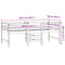 vidaXL Bed Frame without Mattress White 90x200 cm Solid Wood Pine