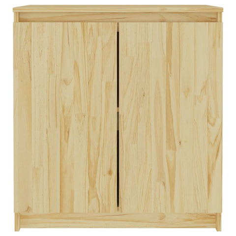 vidaXL Side Cabinet 60x36x65 cm Solid Wood Pine