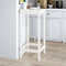 vidaXL Bar Table White 50x50x110 cm Solid Wood Pine