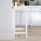 vidaXL Bar Table White 50x50x110 cm Solid Wood Pine
