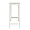vidaXL Bar Table White 100x50x110 cm Solid Wood Pine