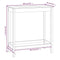 vidaXL Bar Table White 100x50x110 cm Solid Wood Pine