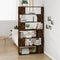 vidaXL Book Cabinet/Room Divider Smoked Oak 100x24x188 cm